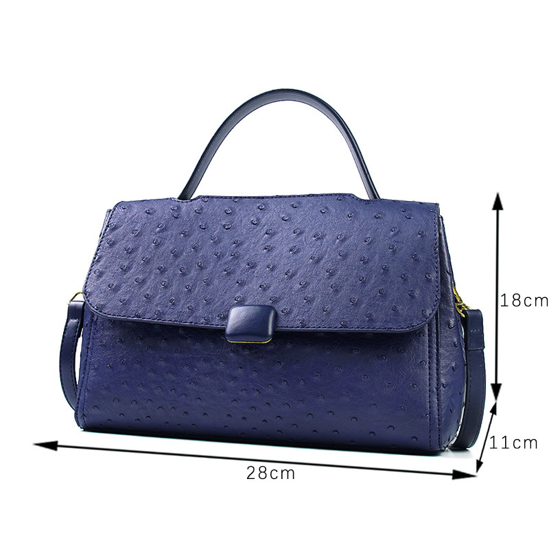 Women New Ostrich Pattern Large Capacity Handbag For Women S Work Commuting Versatile Tote Crossbody Bag Tote Bag