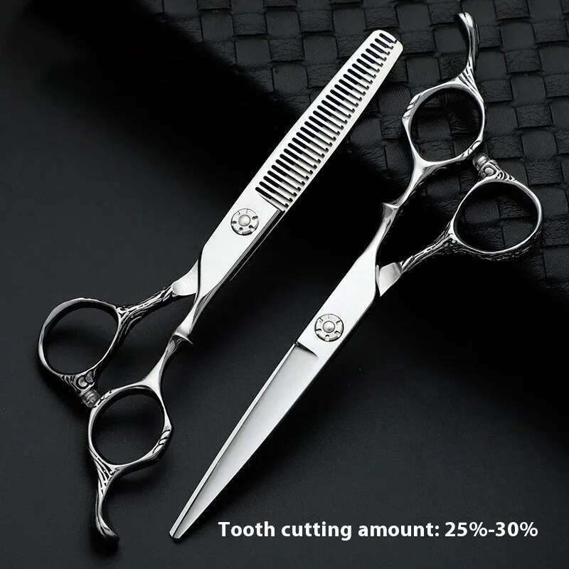 6.0Inch JP440C Salon Hair Stylist Professional Straight Teeth Hairdressing Scissors Set