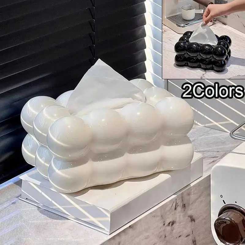 Cloud Design Tissue Boxes Storage Napkin Holder Paper Case Organizer Ornament Craft Desktop Tissue Holder Kitchen Tissue BoxM251124
