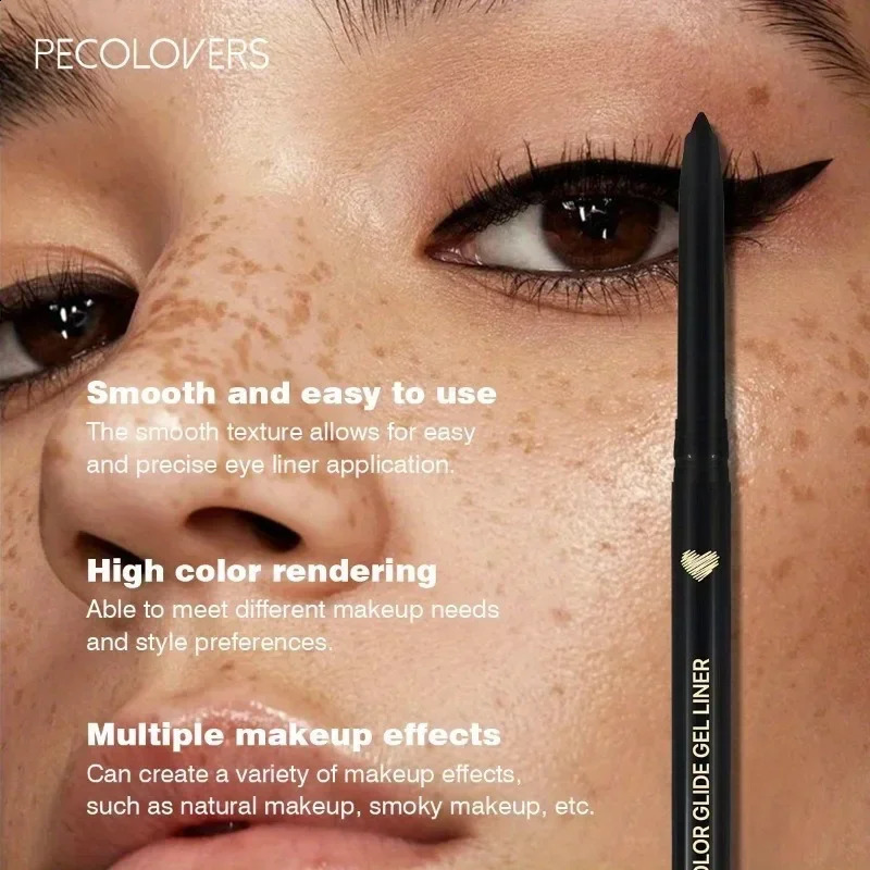 3 waterproof and durable matte eyeliner gel pencil black fast drying anti sweat natural makeup 250418