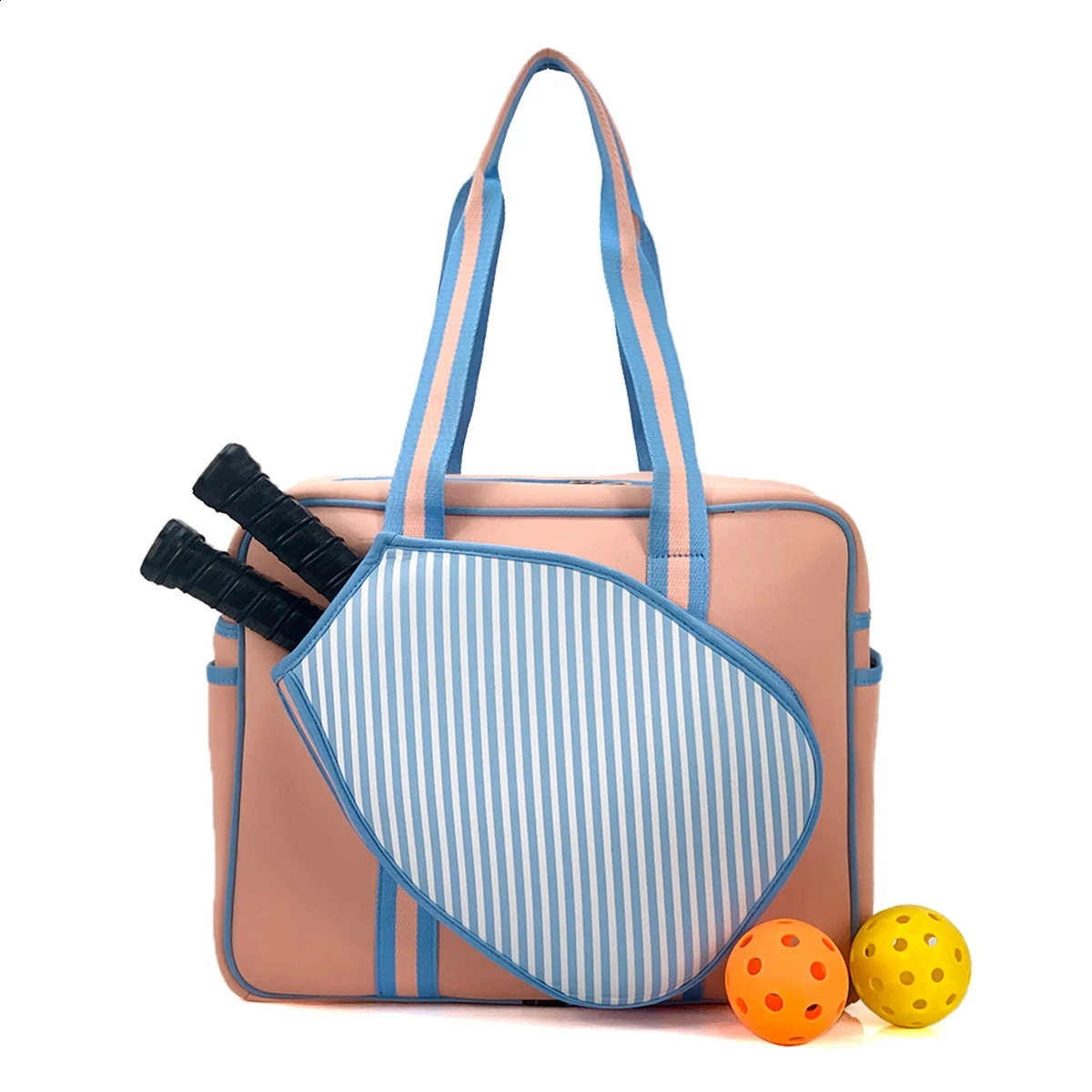 Sporting Waterproof Pickleball Padel Racket Bag Neoprene Blue Racket Bags For Kids School Girl Large Neoprene Pickleball Bag 250423