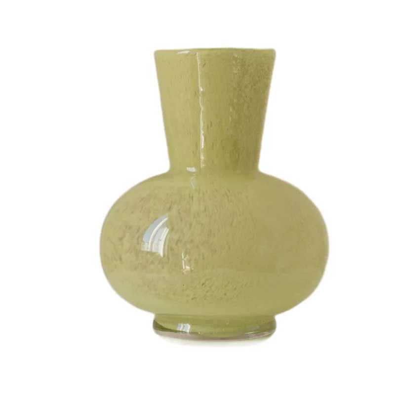 Colorful Glass Vase Decoration Light Luxury Living Room Desktop Flower Vase C251124