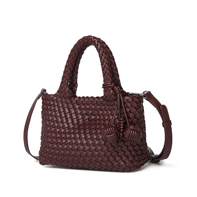 Free shipping designer bags hot selling new high-end texture hand woven bags for women, fashionable personalized handbags, hanging decorations, and fr