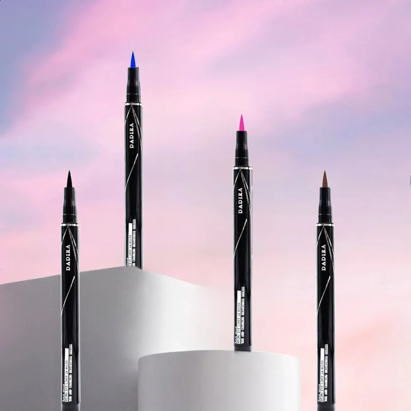 12 pieces of color eyeliner waterproof stain proof silver non makeup 250418