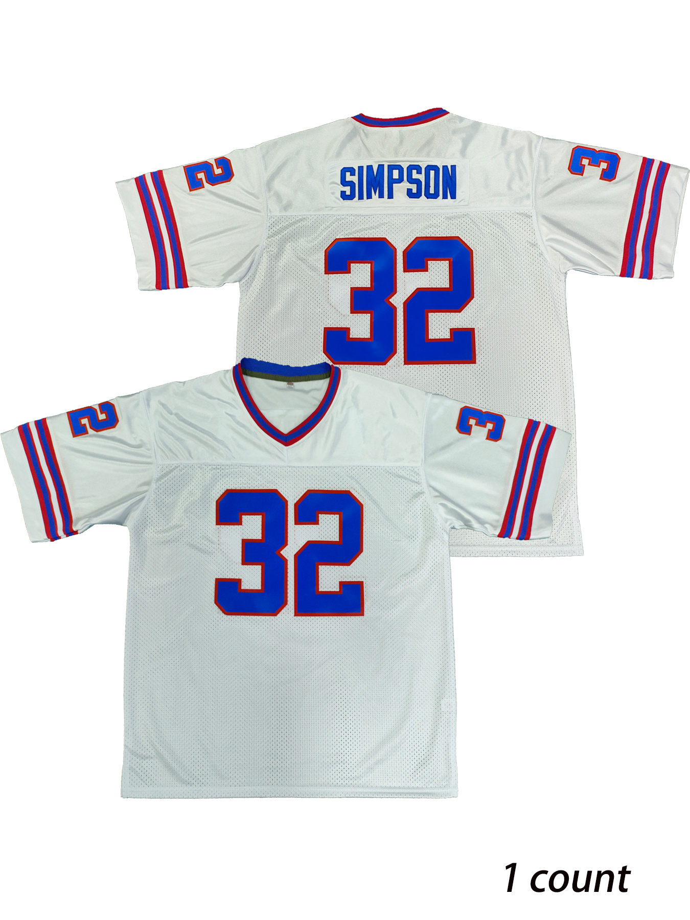 In stock O.J. Simpson 32 Football Jerseys Name Number comfortable and breathable sports Jerseys
