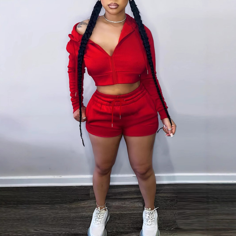 Womens Tracksuits Two Pieces Set 2025 New Fashion Casual Spring New Hoodie Solid Color Sportwear 5 Colors