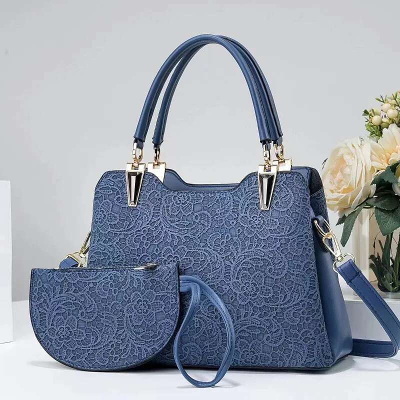 Large -Capacity Temperament Women Bag 2024 New Two -Piece Hand Handbag Fashion Printing Shoulder Crossbody Bags