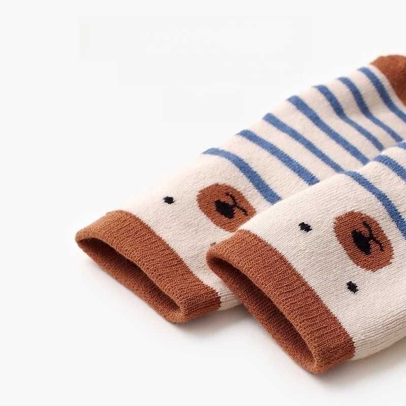 0-5 Years Winter Thick Terry Kids Socks Anti-Slip Warm Print Penguin Toddler Baby Floor Socks for Boys And Girls G251124