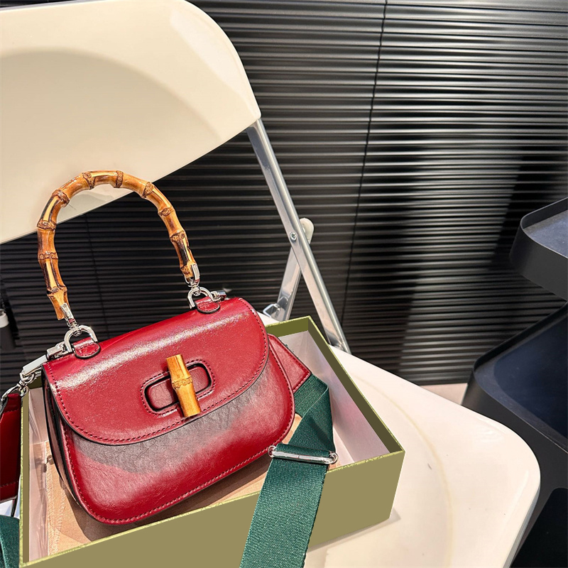 2025 new designer Underarm bag Shoulder Bag designer Genuine Leather Handbags For Women Brandy Natural Bamboo Hand Bag High Quality