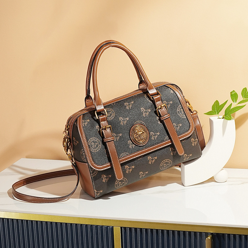Massa One Handbag New Vintage Fashionable Versatile Horizontal Pillow Printed Cross Shoulder Women S Bag Tote Bag