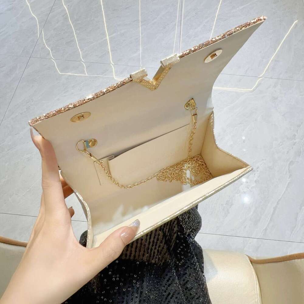 New Sparkling Handbag Wedding Bridesmaid Evening Party Dress Women's Crossbody Bag