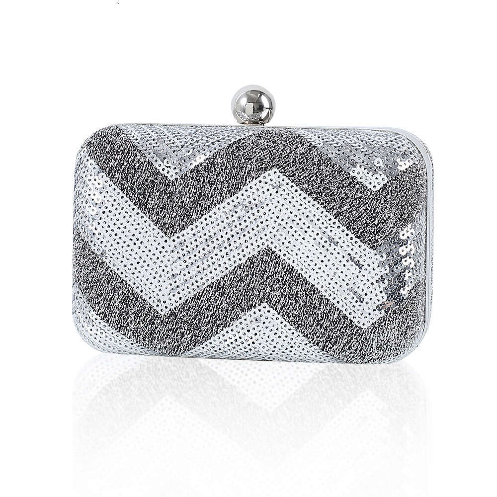Dinner Bag Fashionable Portable Mini Sequin Party And Dinner Prop Hand Held Bag Crossbody Small Bag KQ
