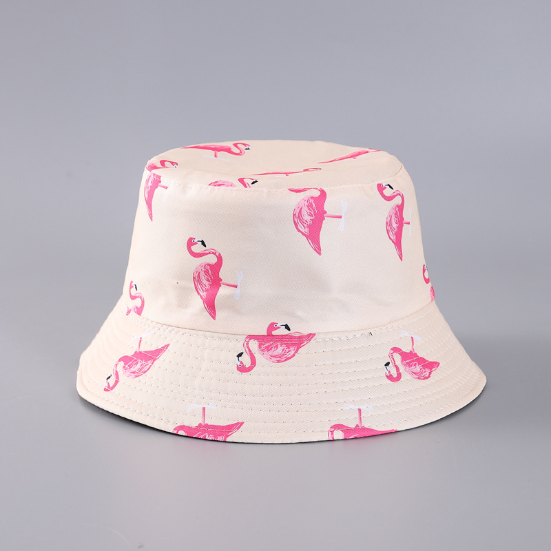 Flamingo printed bucket hat Y2K designer beanie bonnet winter hat luxe mens beanie designer winter hat beanie men hats designers women New style small - view 4