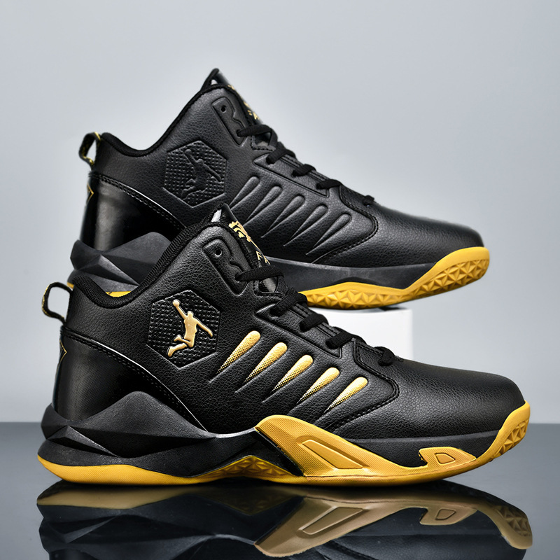 2025 new Men's basketball shoes with friction sound anti-slip and wear-resistant high-top sports shoes for students Venom actual combat basketbal