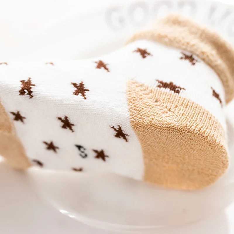 5Pairs Winter Warm Baby Plush SOCKS Cute Kids Floor Sock 0-3Year Boy Girl Thick Terry SOCKS Newborn Thermal Footwear G251124