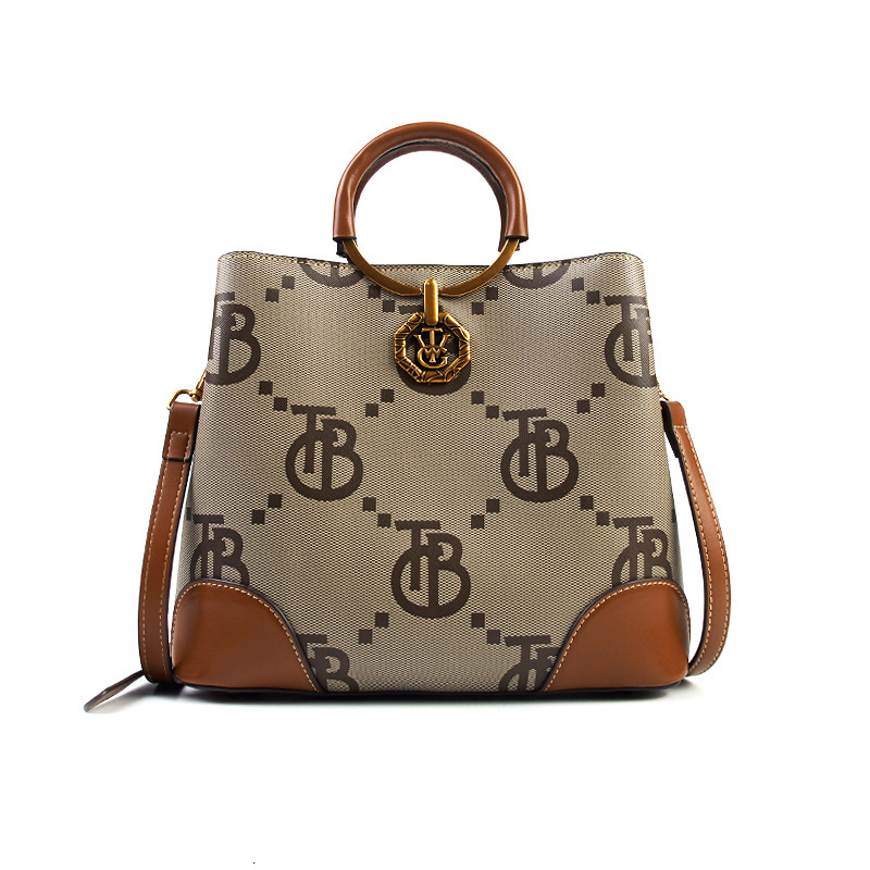 Women's 2024 New Bucket High-End Feel, Hand-Held Bill Of Lading Shoulder Bag, Crossbody Large Capacity Fashionable Women's Bag