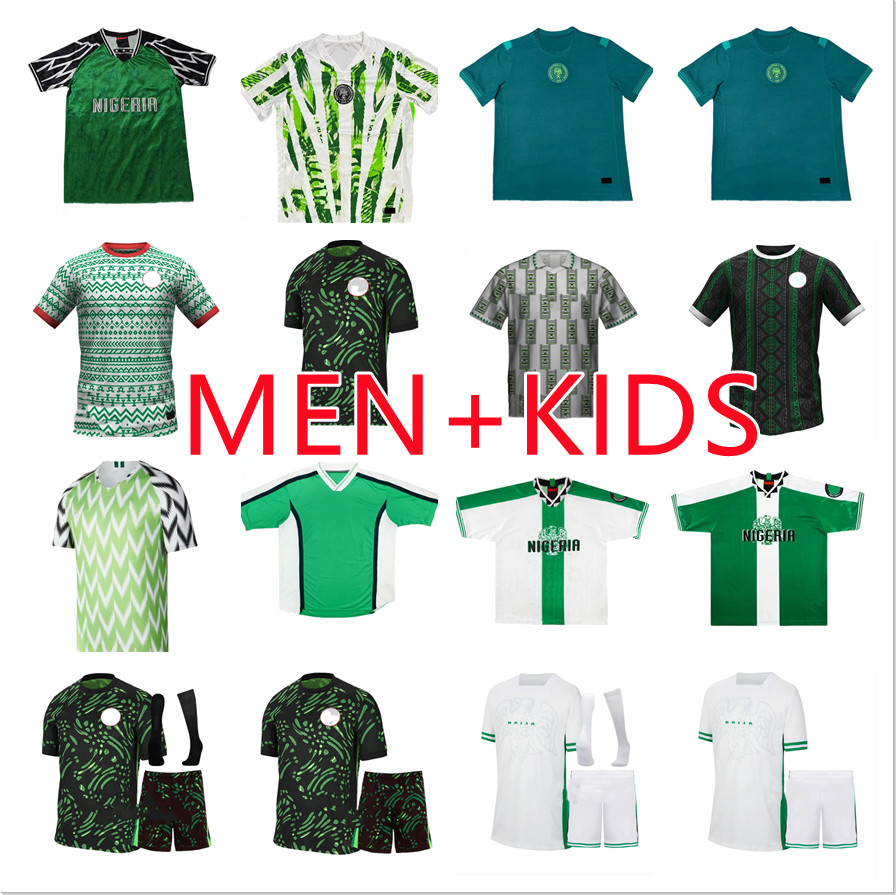 24 25 Nigerias Soccer jerseys Retro 18 94 98 maillot de foot 2023 2024 OKOCHA IGHALO AMOKACHI MUSA CHUKWUEZE jerseys player version football shirts men football suit