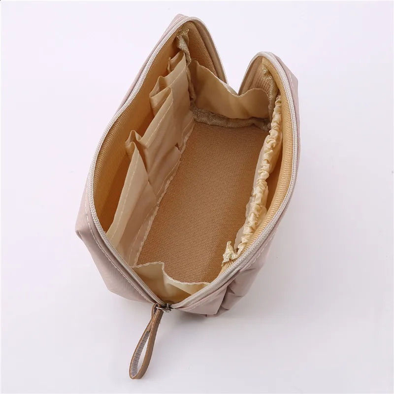 New Makeup Bag Simple Solid Color Cosmetic Bag for Women Pouch Toiletry Bag Waterproof Make Up Purses Case Hot Dropshipping R250424
