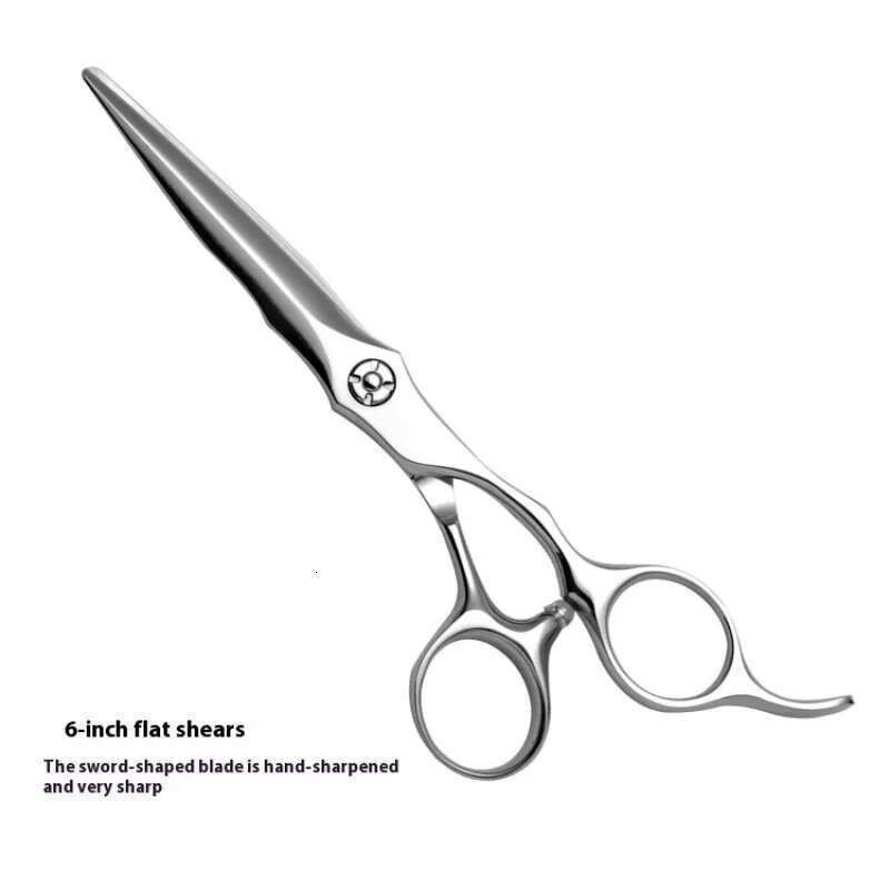 6.0-Inch Imported440C Hairdressing Scissors Salon Hairstylist Professional Flat Cutting Thinning Haircut Barber scissors set