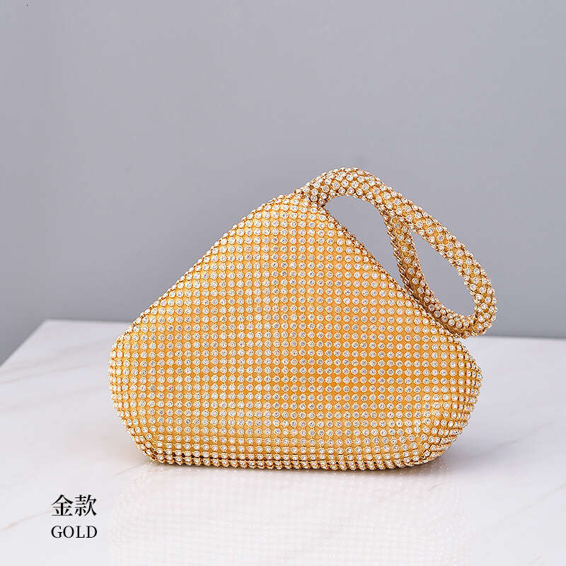Dinner Bag Fashionable With Diamond Inlaid Large Landmine Handmade Versatile Banquet Evening Bag Hand Held Women S Bag KQ