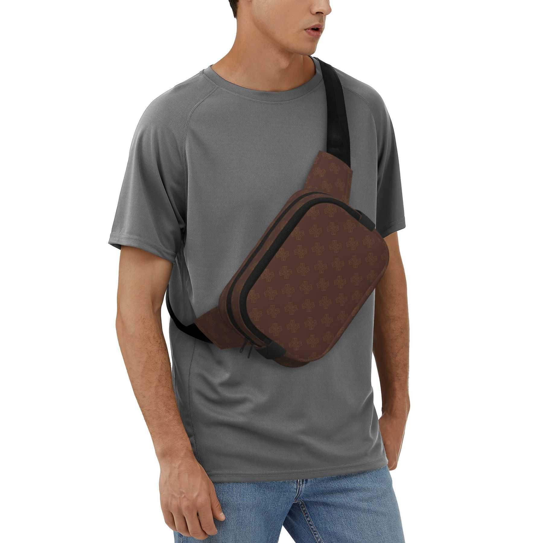 NXY Vintage Square Double Layer Waist Bags Designer Bumbag Classic Mens Fanny Pack Belt Bag Women Outdoor Chest Bag 250424