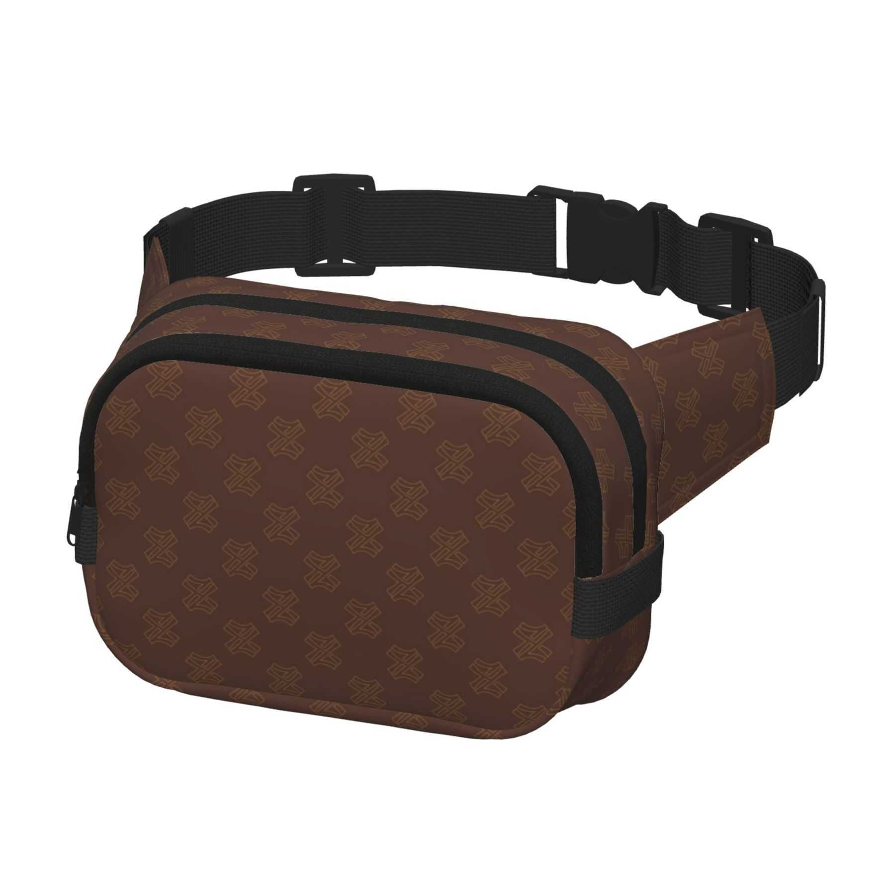 NXY Vintage Square Double Layer Waist Bags Designer Bumbag Classic Mens Fanny Pack Belt Bag Women Outdoor Chest Bag 250424