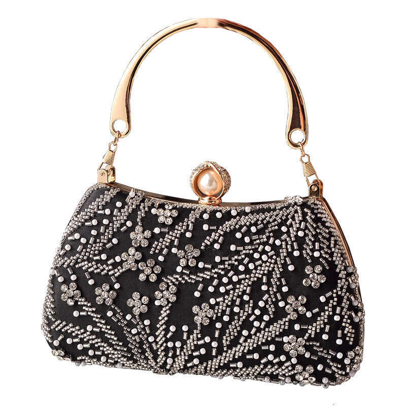 Dinner Bag Ladies Banquet Heavy Industry Pearl Embroidery Cheongsam Bag Annual Meeting Wedding Bridal Handbag Party Bag KQ