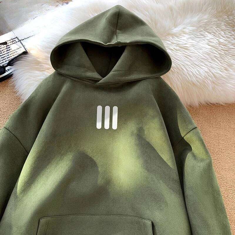 Classic Style Men's Women's Clothing Autumn Winter Casual Super Large Hoodie Sportswear Warm And Windproof