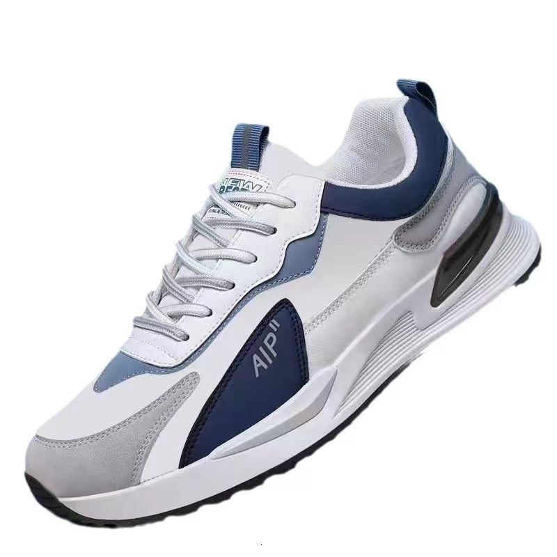 2025 New Designer Shoes Men's Leather Sneakers Outdoor Casual Sport Shoes