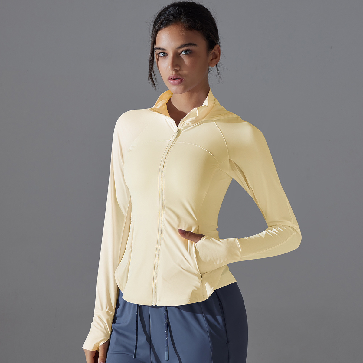 Outdoor loose ice silk, cool feeling, original gauze skin clothing, summer UV resistant jacket, breathable sun protection clothing for women