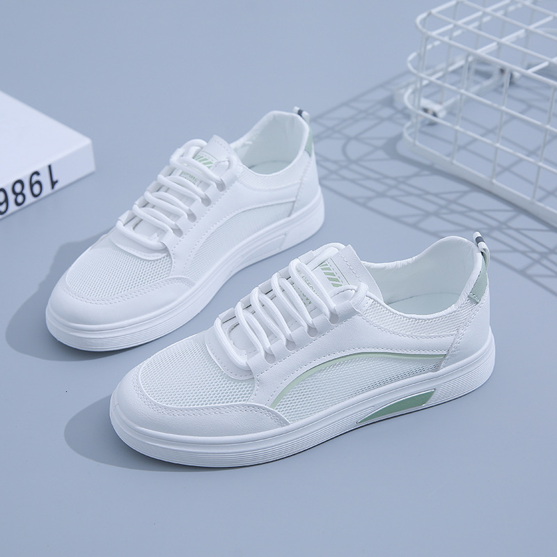White Summer New Ins Korean Edition Versatile Casual Hollow Mesh Breathable Thin Bottom Women S Shoes D Ddmysaturn Ddmysaturn