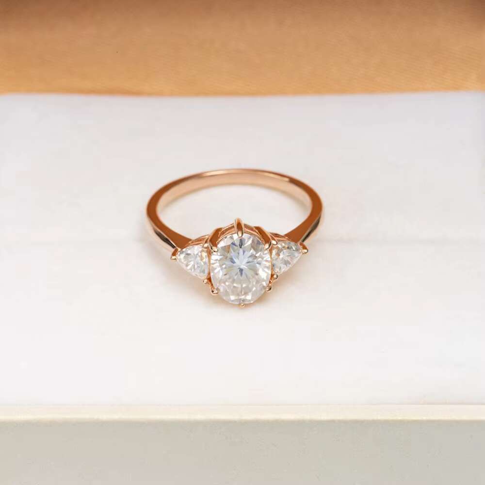 Vvs Moissanite Engagement Rings 925 Silver Ring Wholesale Fine Jewelry Women Moissanite Wedding Rings