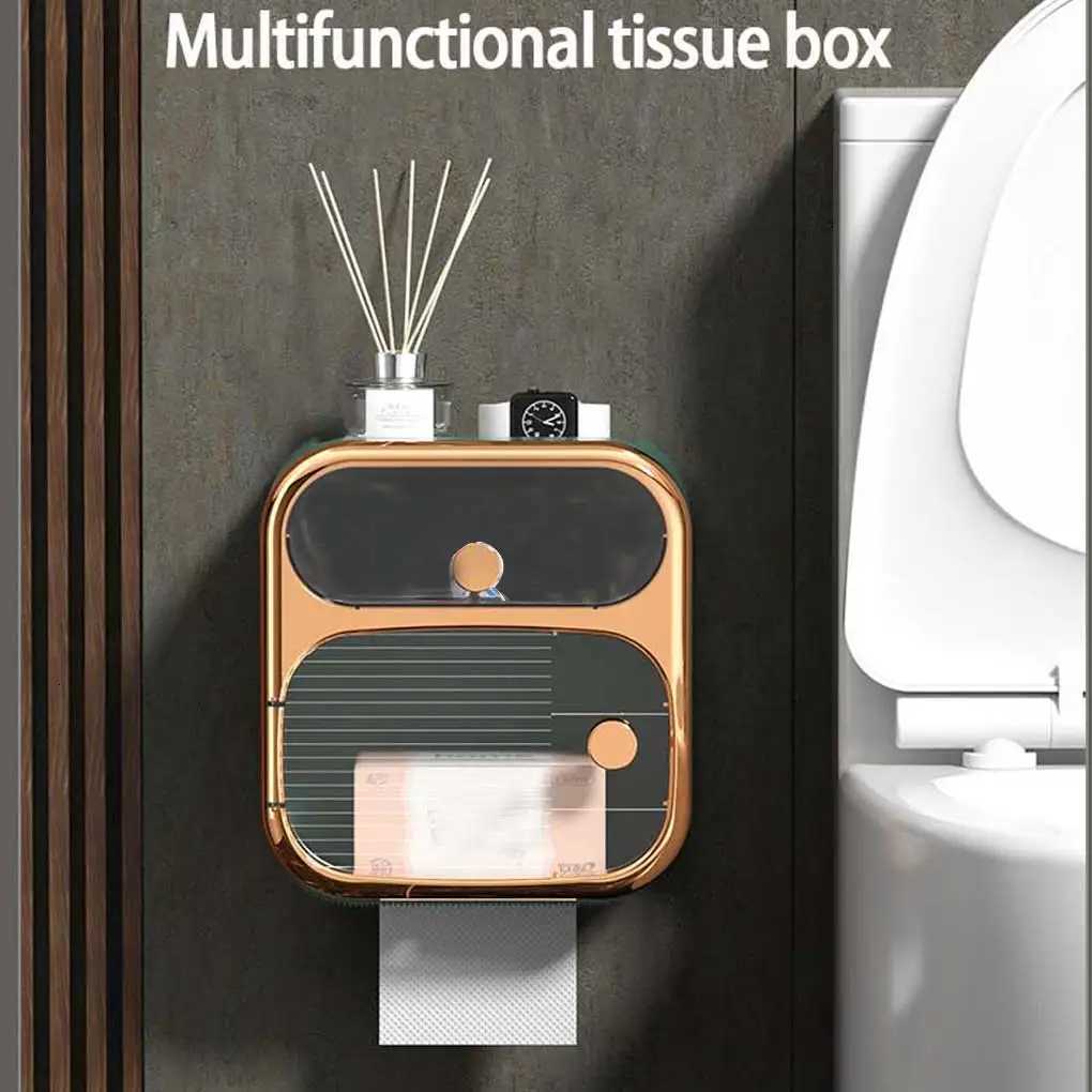 Tissues Box Wall Napkin Case Container Household Multifunctional Paper Towel Holder Hanging Dispenser White TypeM251124