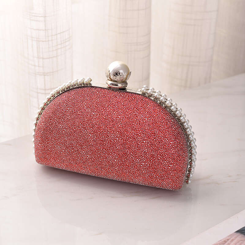 Dinner Bag New Women S Pearl Banquet Trendy And Versatile Instagram Chain Shell Handheld Bag For Women KQ