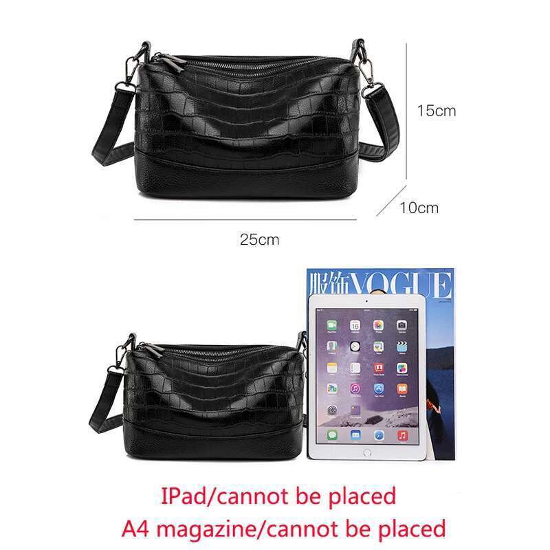 Designer Bag Three Layer Opening Shoulder 100% Genuine Leather Handbags Designer High Quality Crossbody Bags For Women Bolsa