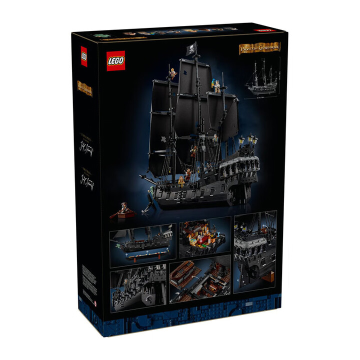 LEGO Pirates of the Caribbean Ship Battleship D2C High-Level Assembly Building Blocks Toy for Boys and Girls Gift 10365 Black Pearl