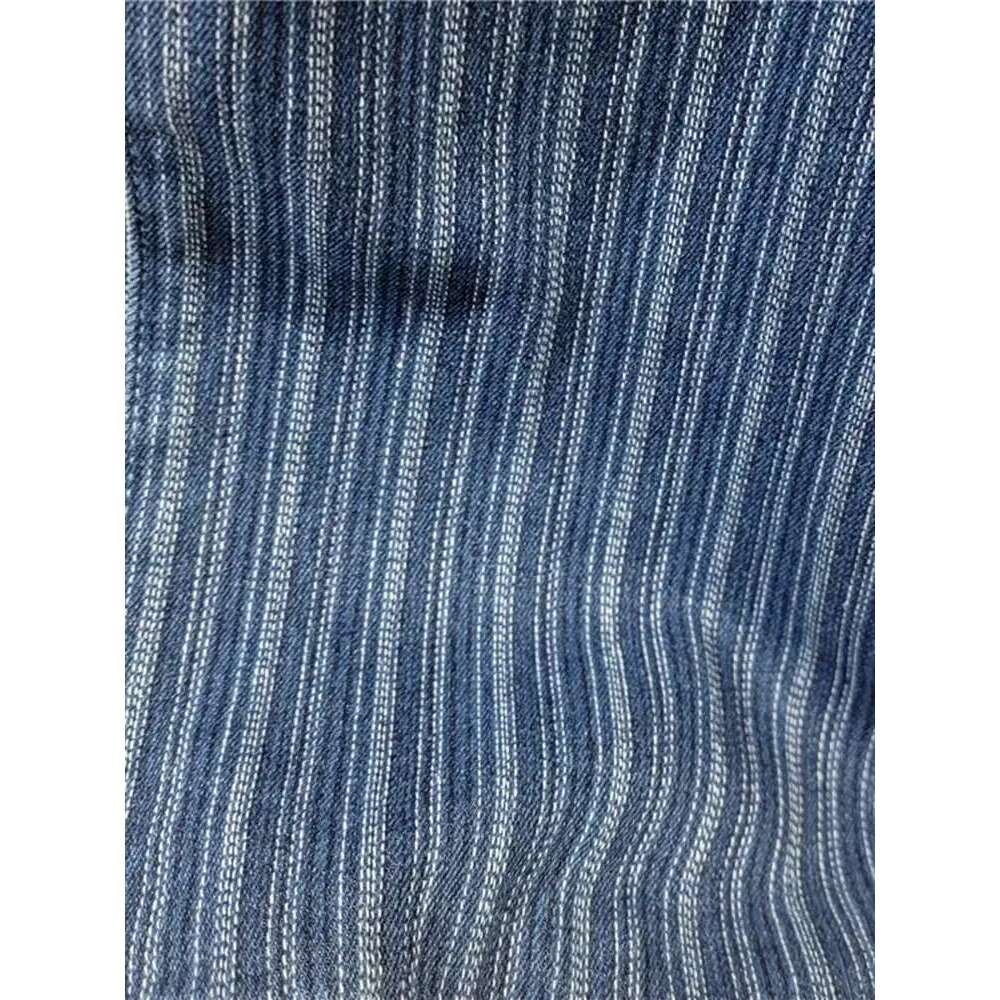 DEAT Women's Jeans High Waist Washed Striped Loose Straight Wide Leg Vintage Causal Denim Pants 2025 Spring New Fashion 29L8450