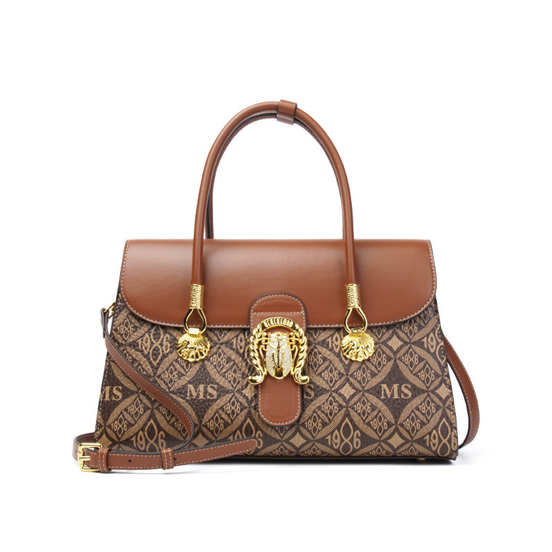 Massa Tote With Large Capacity And High End Feel Autumn New Vintage Single Shoulder Handbag Crossbody Bag MASA Bag Tote Bag