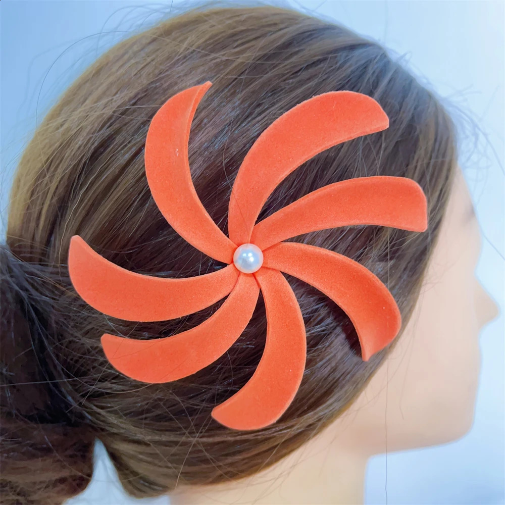7Pcs Mixed Colors Tiare Tahitian Gardenia Flower Hairpick Real Touch Polynesia Fashion EVA Foam Hula Dancer Hair Accessories 250420