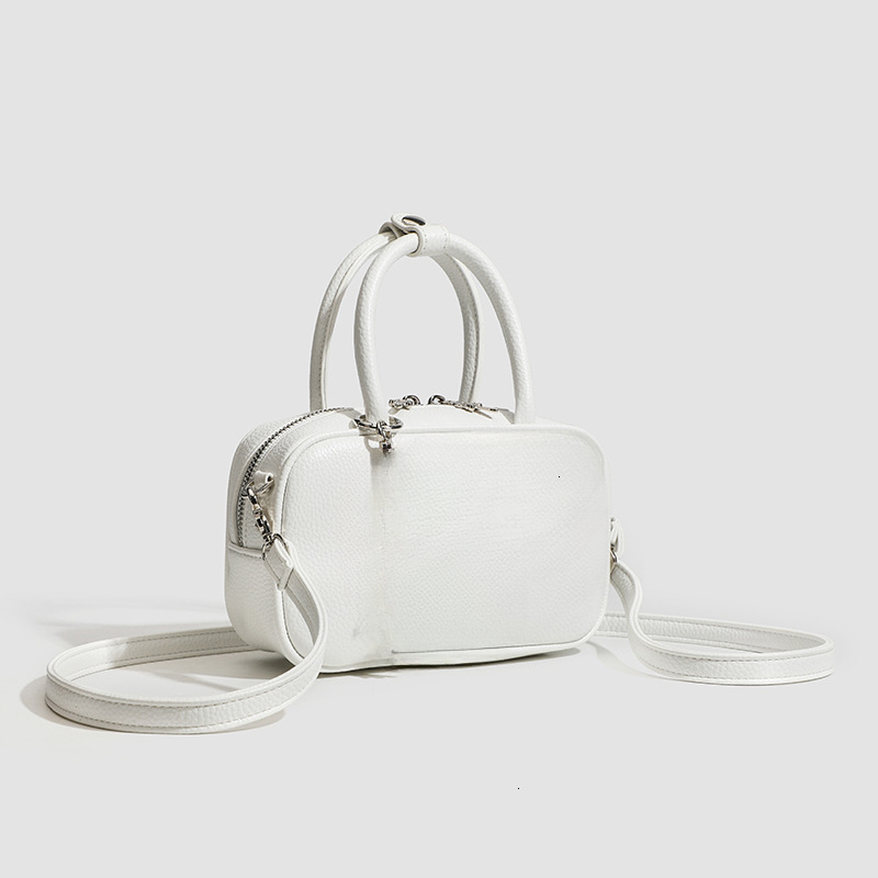 High end retro women's bowling bag 2025 new designer multifunctional Boston pillow bag