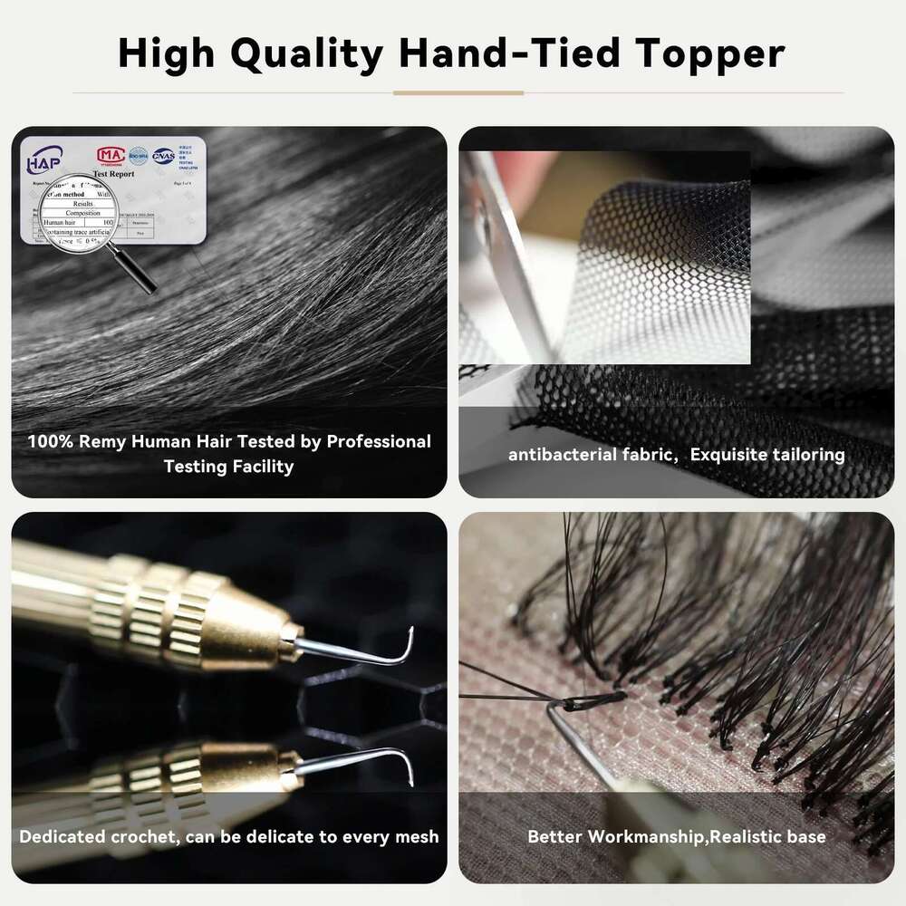 Toppers Middle Part Women Topper With Lace Base Clip In Hair Extensions Blonde Balayage Brown Human Hairpieces