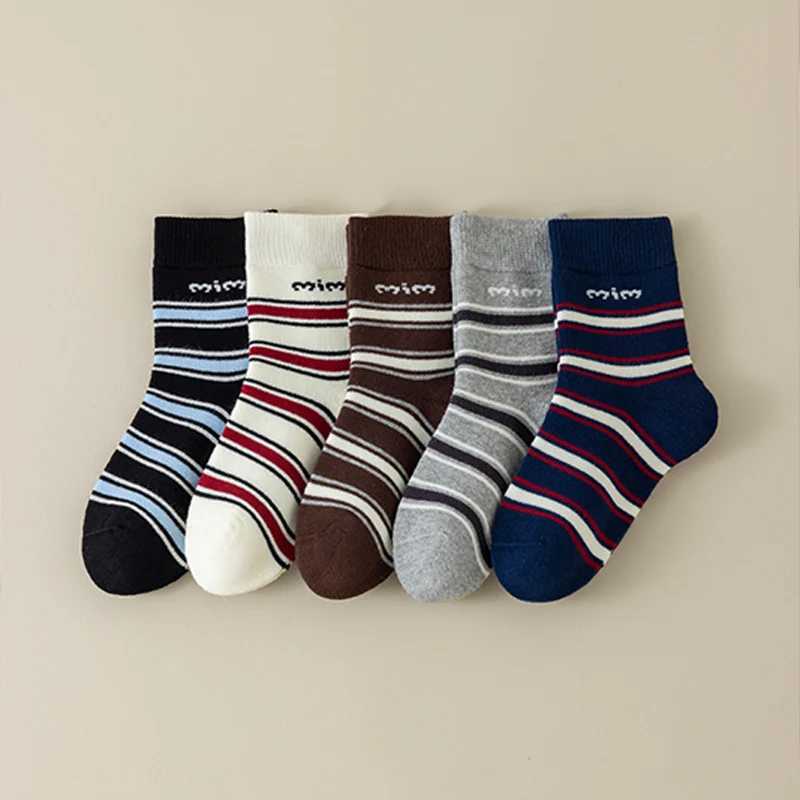 56/2000 Five pairs of thickened looped socks for boys and girls in winter soft comfortable and warm G251124