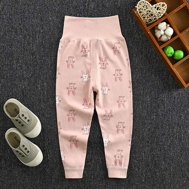 2025 Autumn Spring Long Trousers Girls Boys Leggings Newborn Cotton Clothes Baby Clothing Infant Kids PP Pants
