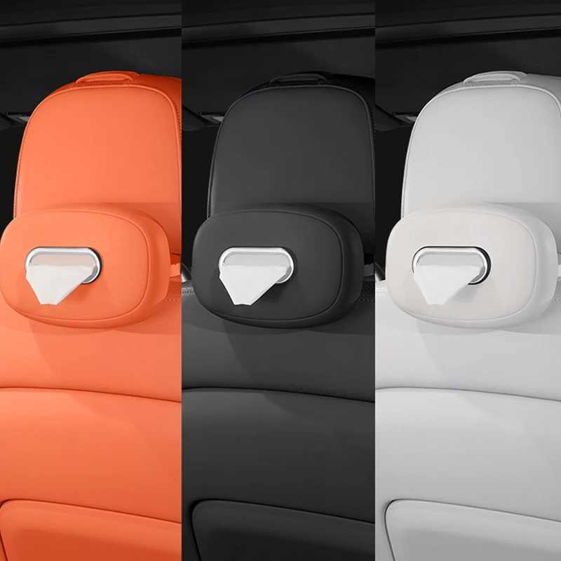 Car mounted silicone tissue box hanging drawer box car interior center console mirror armrest box seat tissue storage boxM251124