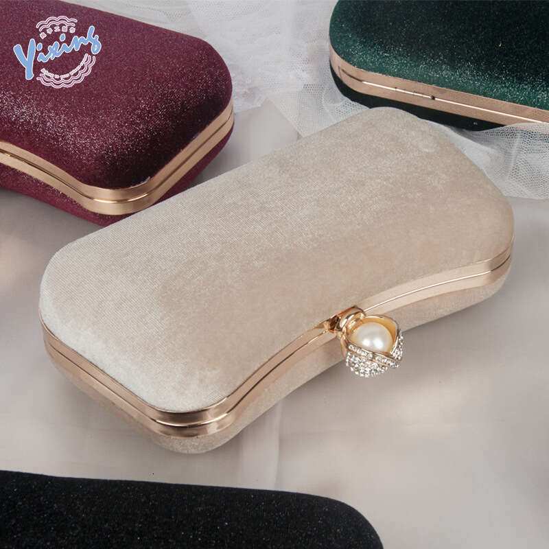 Dinner Bag New Velvet Gilded Evening Wear Pairing Wedding Celebrity Dinner Bag Cheongsam Dress Bag KQ