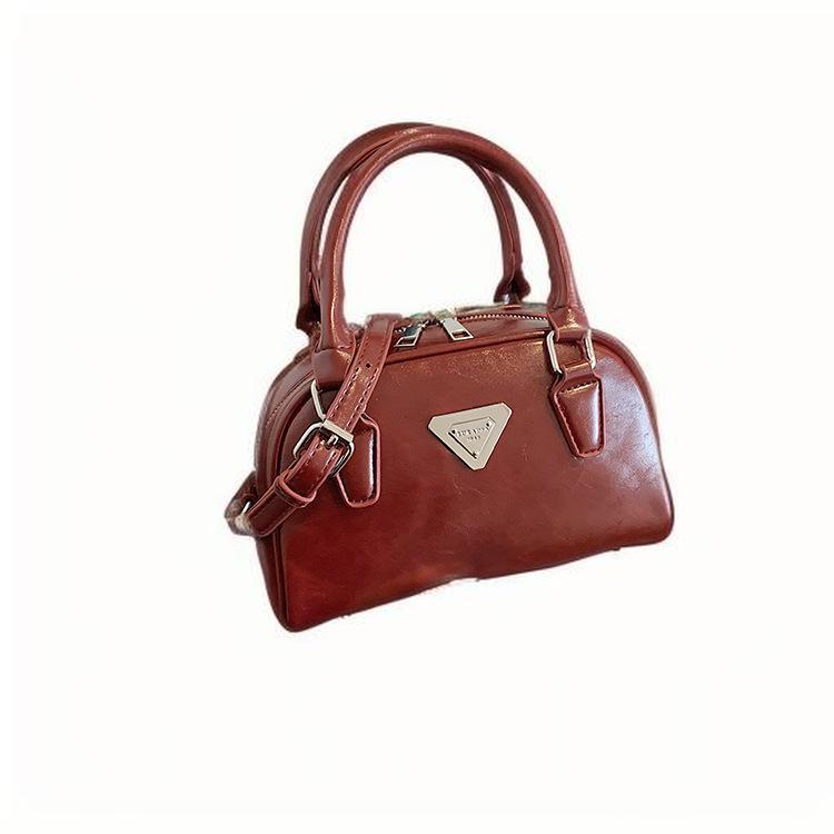 Bowling bag new women's crossbody bag commuter single-shoulder bag handbag 2025s hot