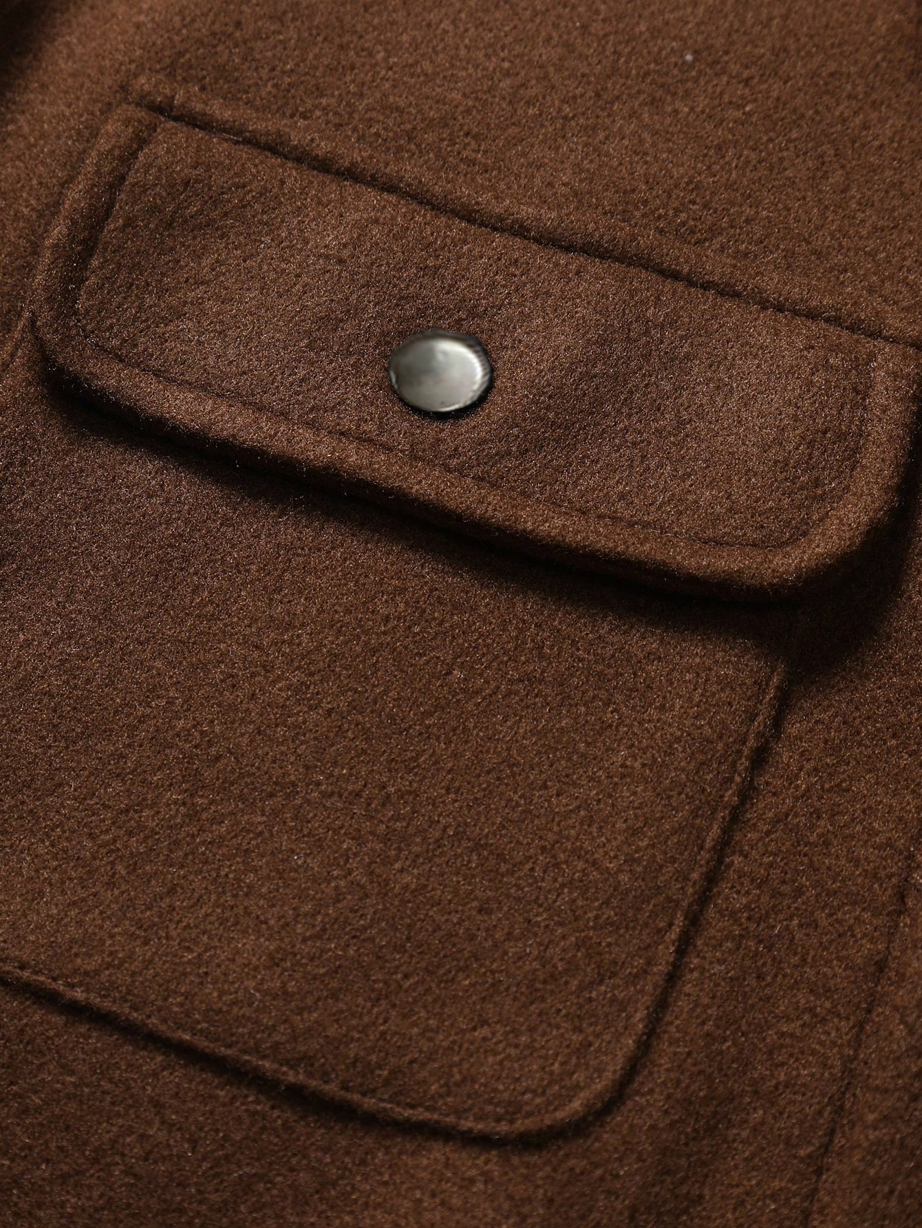 Mens Utility Work Jacket Corduroy Loose Fit Notch Lapel Coat with Multiple Pockets Heavyweight for Men EU Size: S-2XL