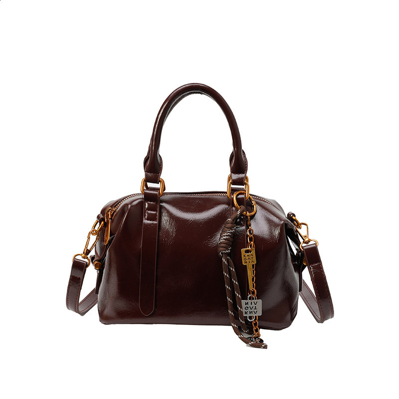 Vintage PU Leather hot Shoulder Bag Handbag Tote - Classic Top Handle Crossbody Purse for Women