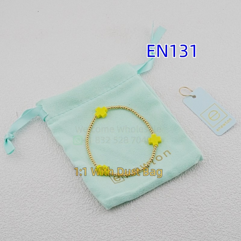1:1 E-Newton Brand Gold Cross Bracelet Jewelry Designer Jewelry Women Birthday Christmas Gift EN131