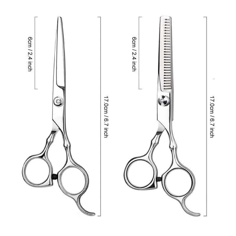 6.0Inch Household Barber/Salon thinning Hair Knife Hairdressing Scissors